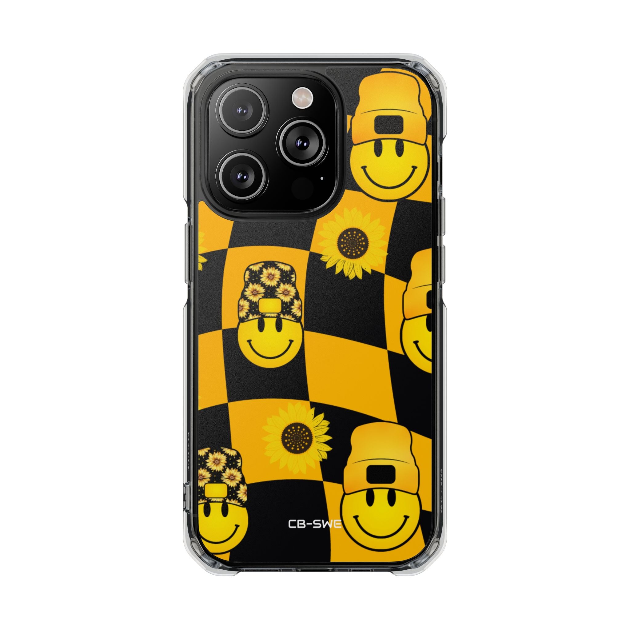 Joyful Checkered Smiles iPhone Case - Impact