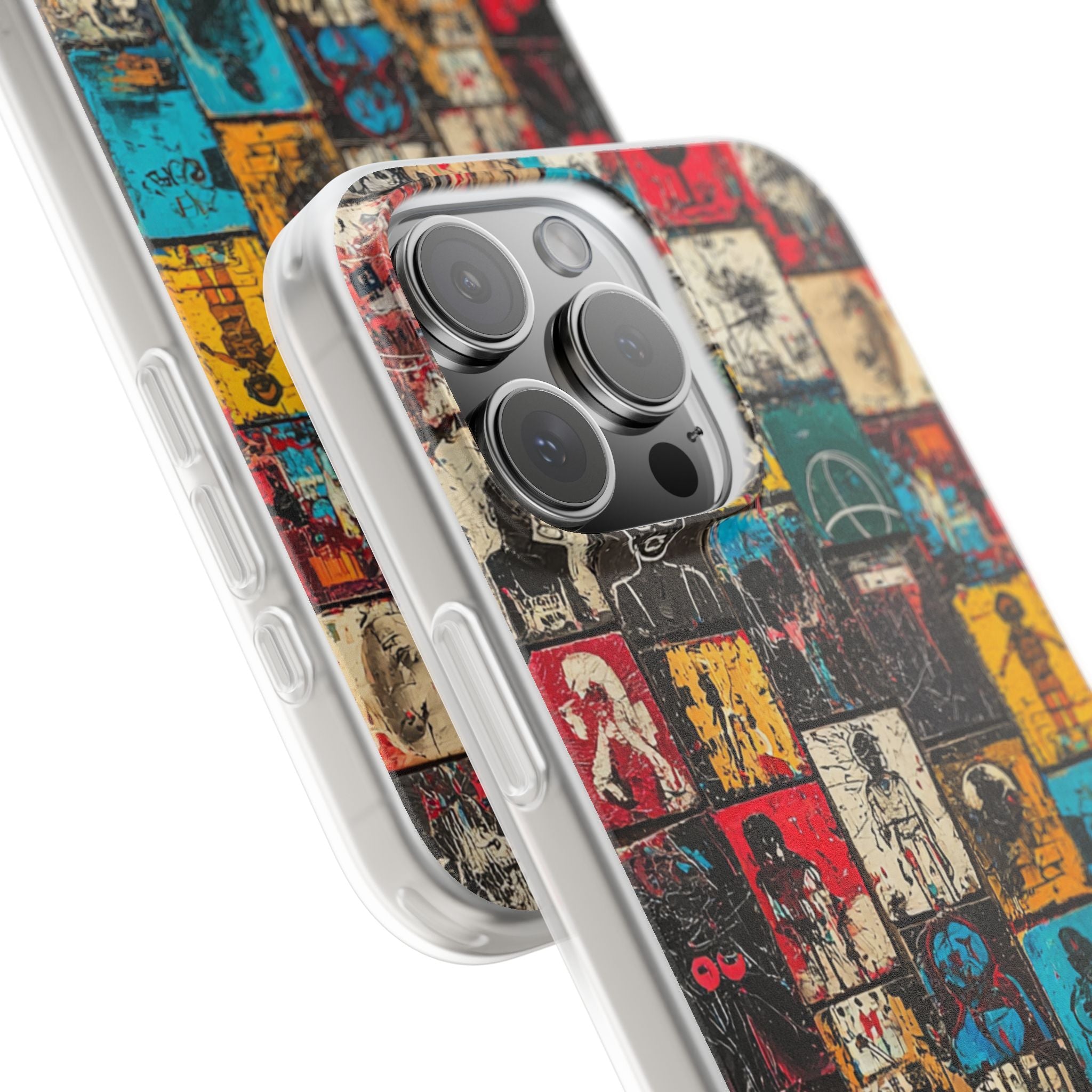 Figured Grid iPhone 16 Pro Max Case - Soft