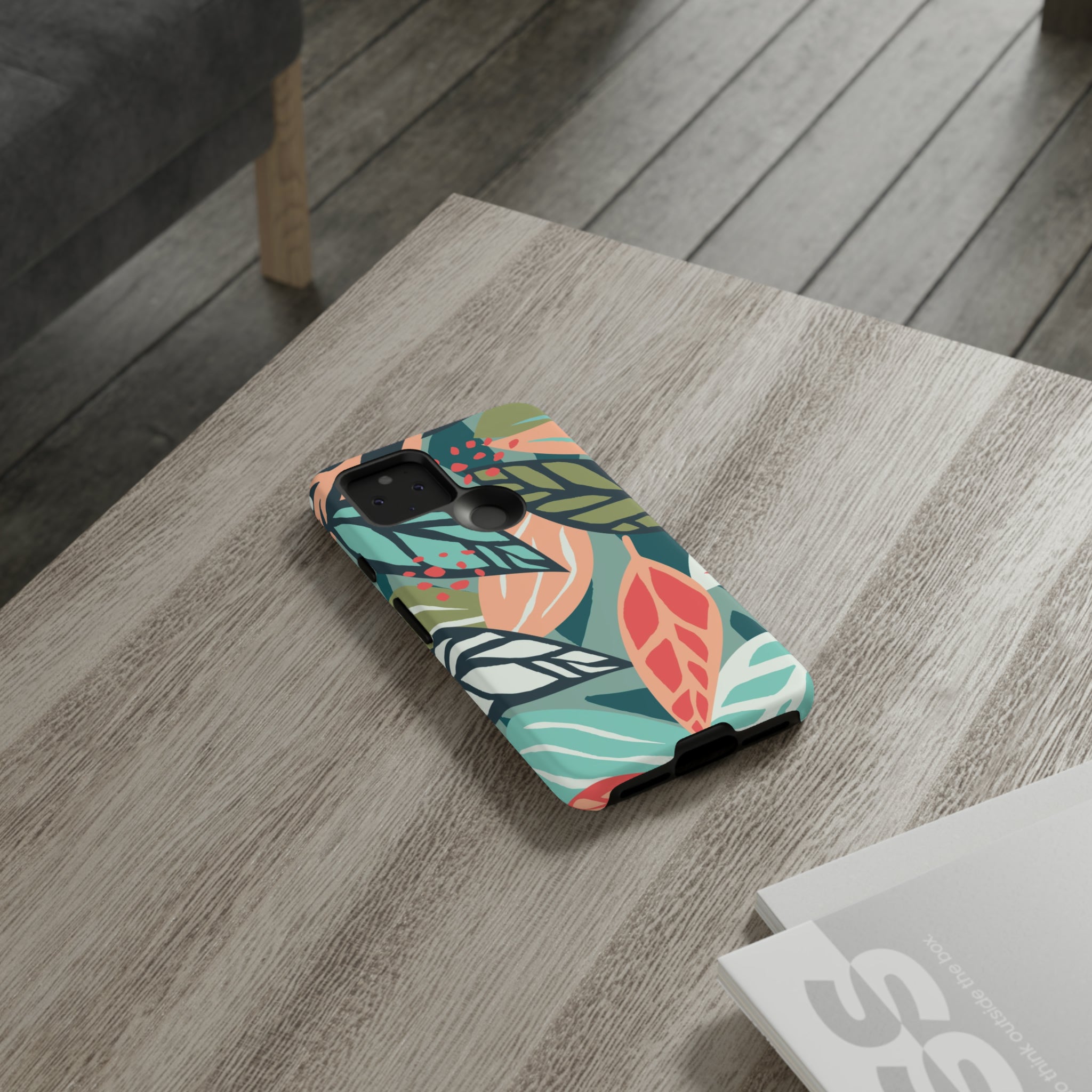 Mixed Tropical Leaf - Protective Phone Case