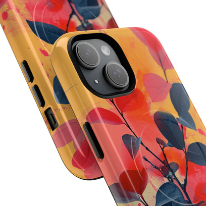 Vivid Floral Harmony iPhone 15 | Tough+ Phone Case