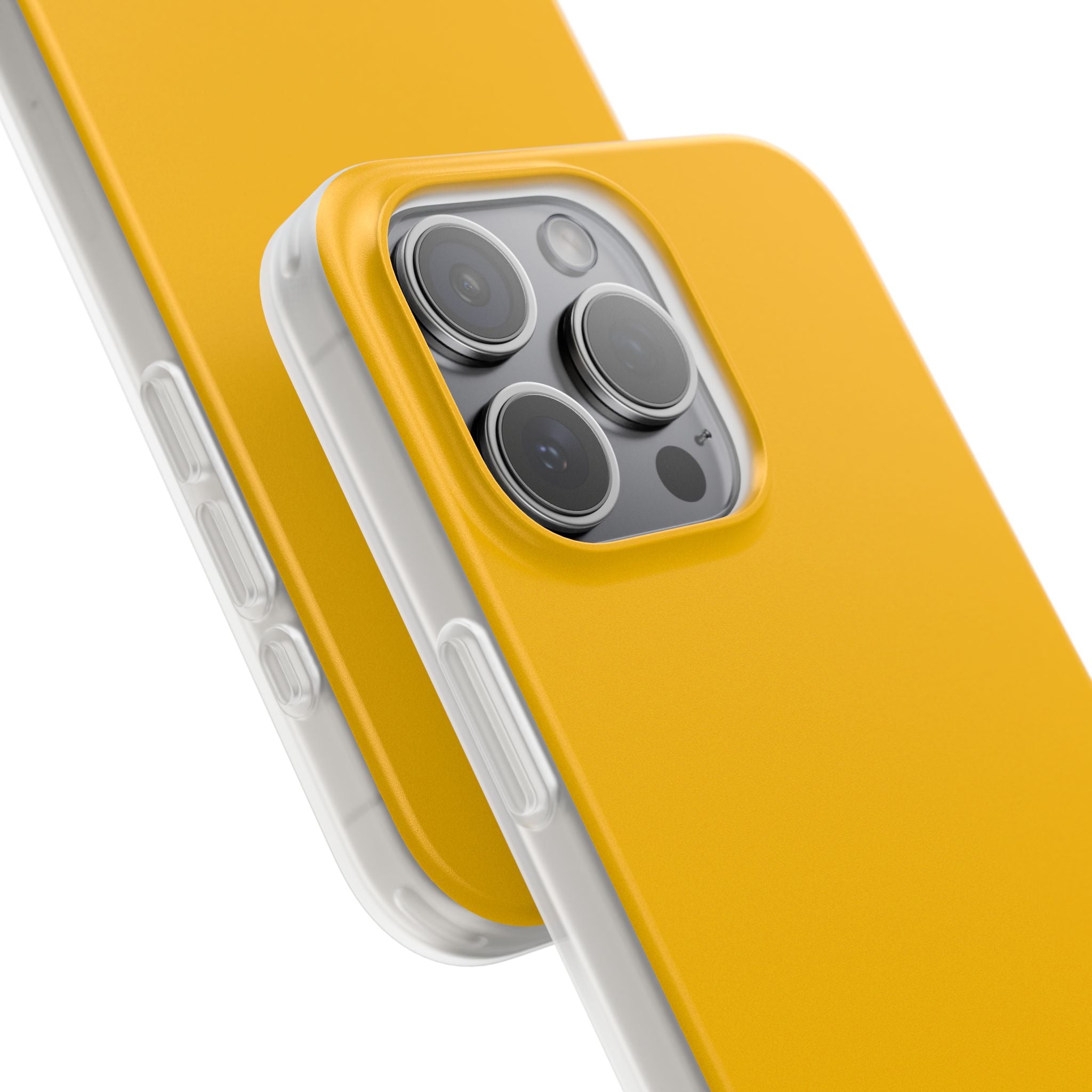 Amber Yellow - Flexi iPhone 15 Phone Case