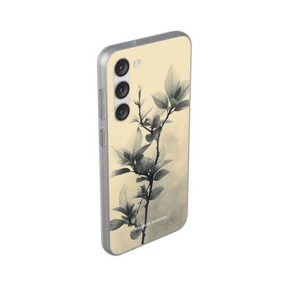 Beige Branch Art - Flexi Samsung S23 Phone Case