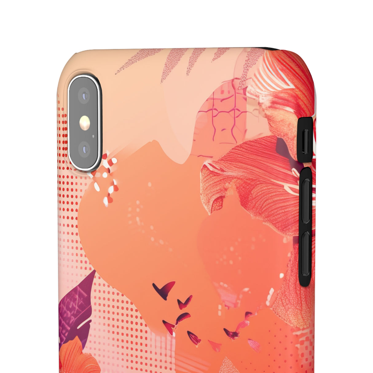 Living Coral Design | Handyhülle für iPhone (Slim Case)