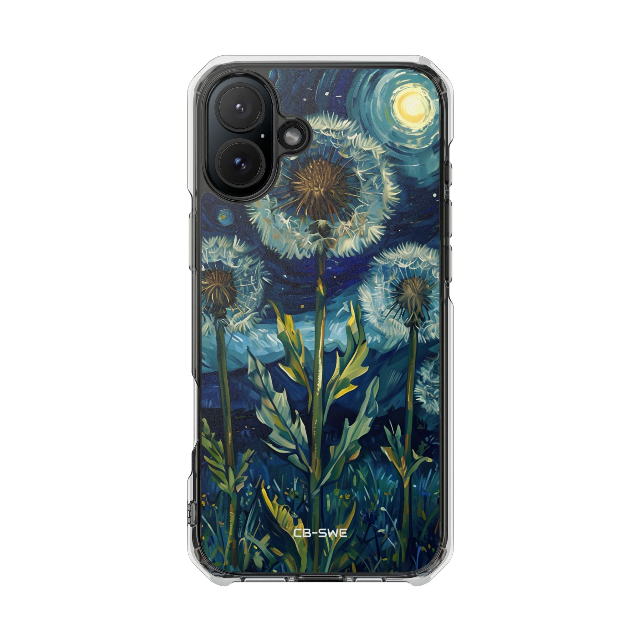 Dandelions Under Starlight iPhone Case - Impact