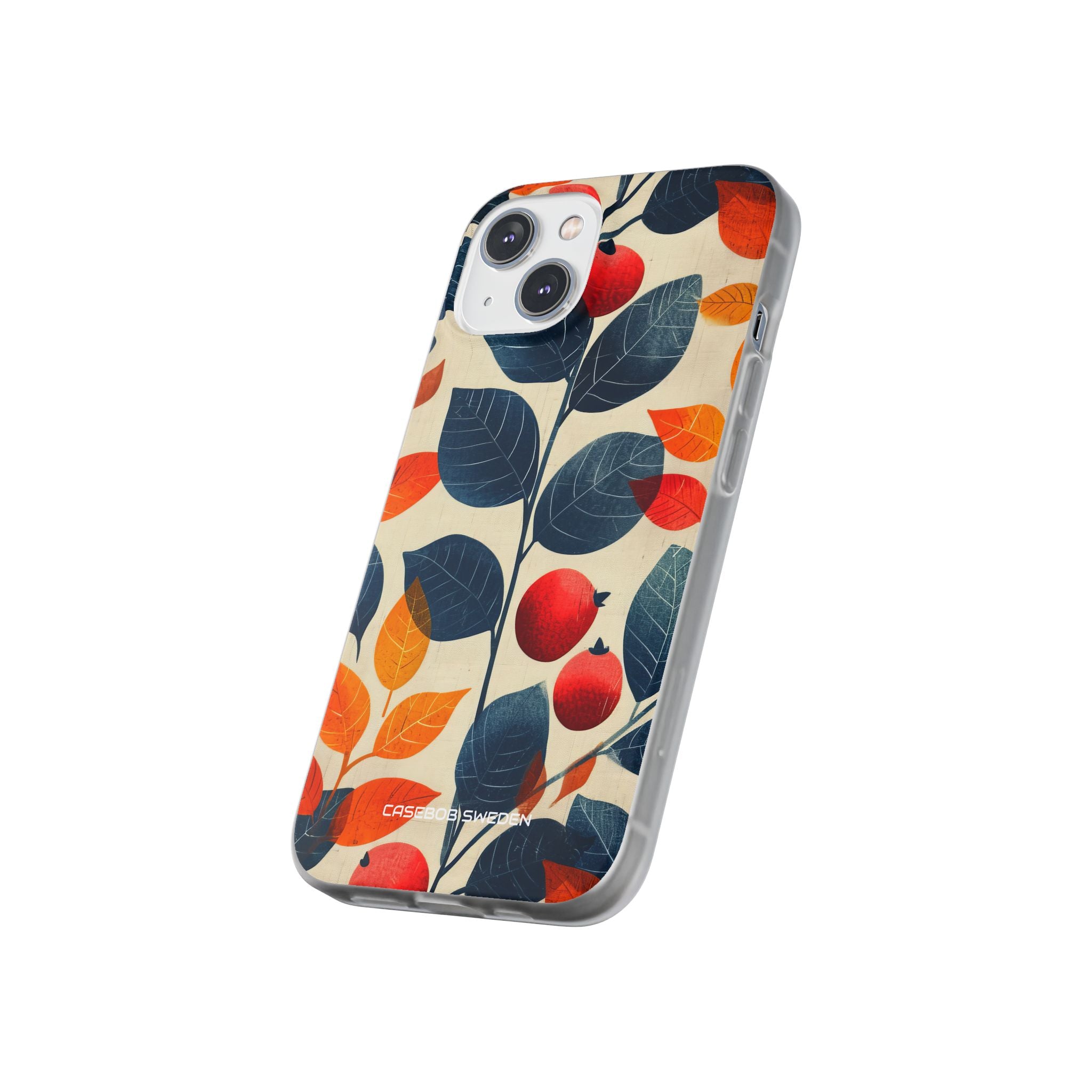 Autumn Nature Pattern - Flexi iPhone 14 Phone Case