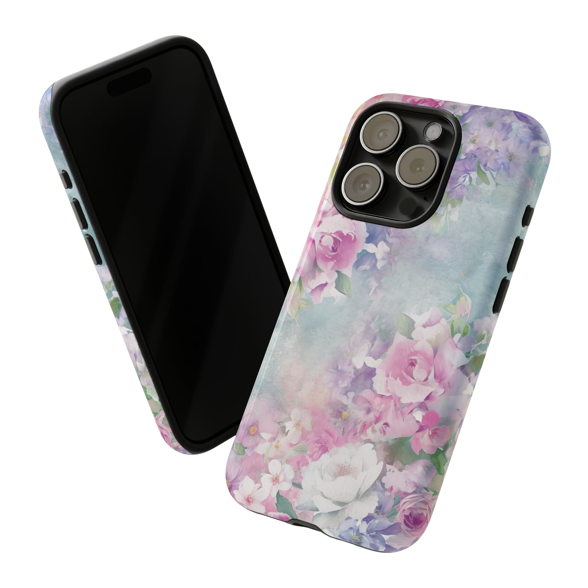 Floral Pastel Whisper - Protective Phone Case