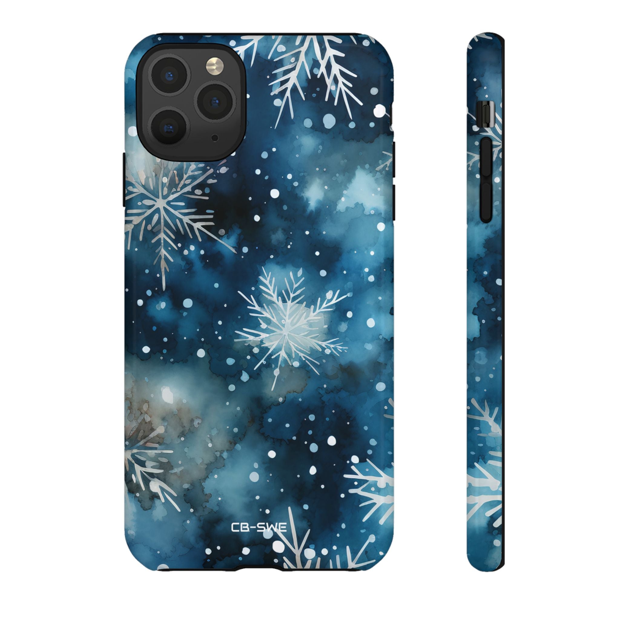 Winter Snowflakes Dance - iPhone Case
