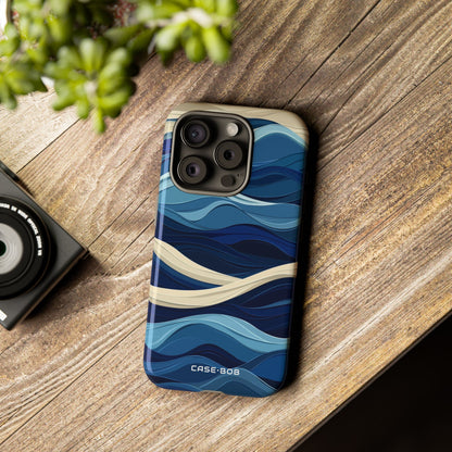 Ocean Rhythm iPhone 15 Pro Case - Tough