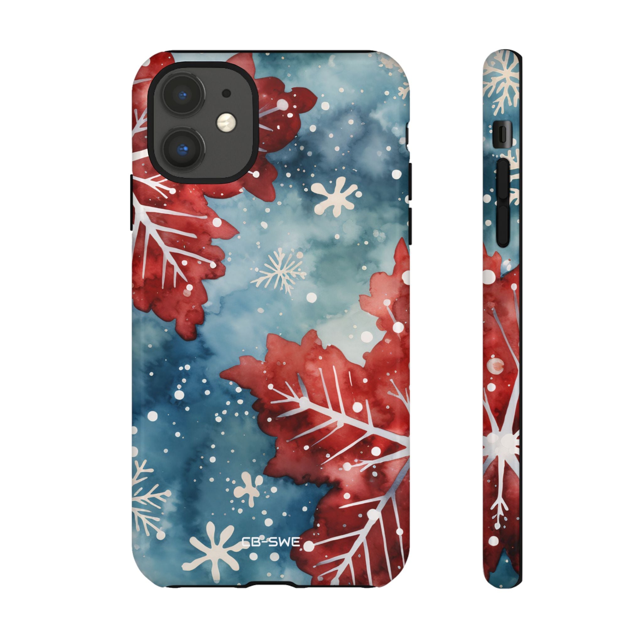 Winter Leaves Dance - iPhone Case