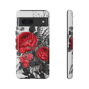 Roclops Gothic Flower - Protective Phone Case