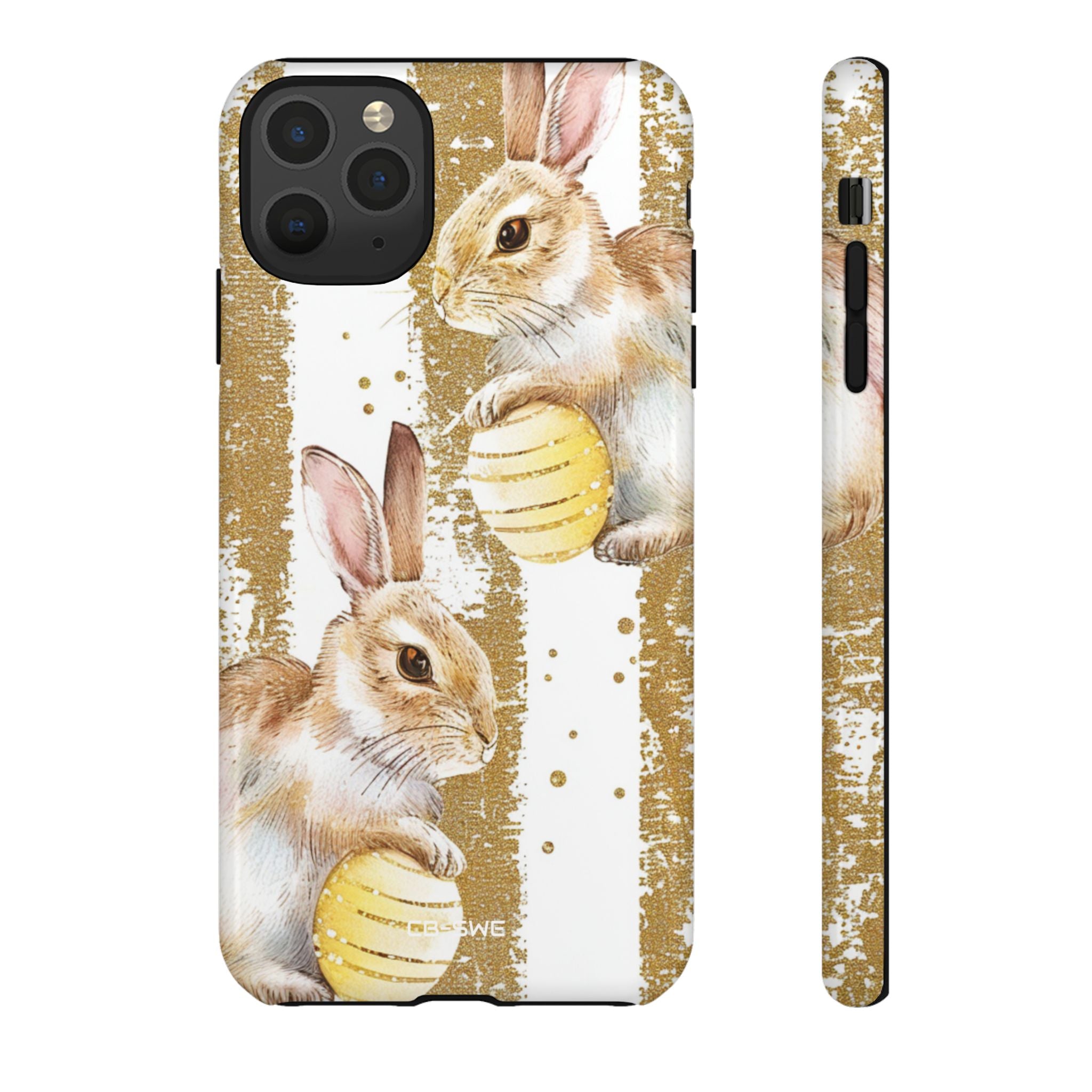Bunnies Hold Eggs - iPhone Case