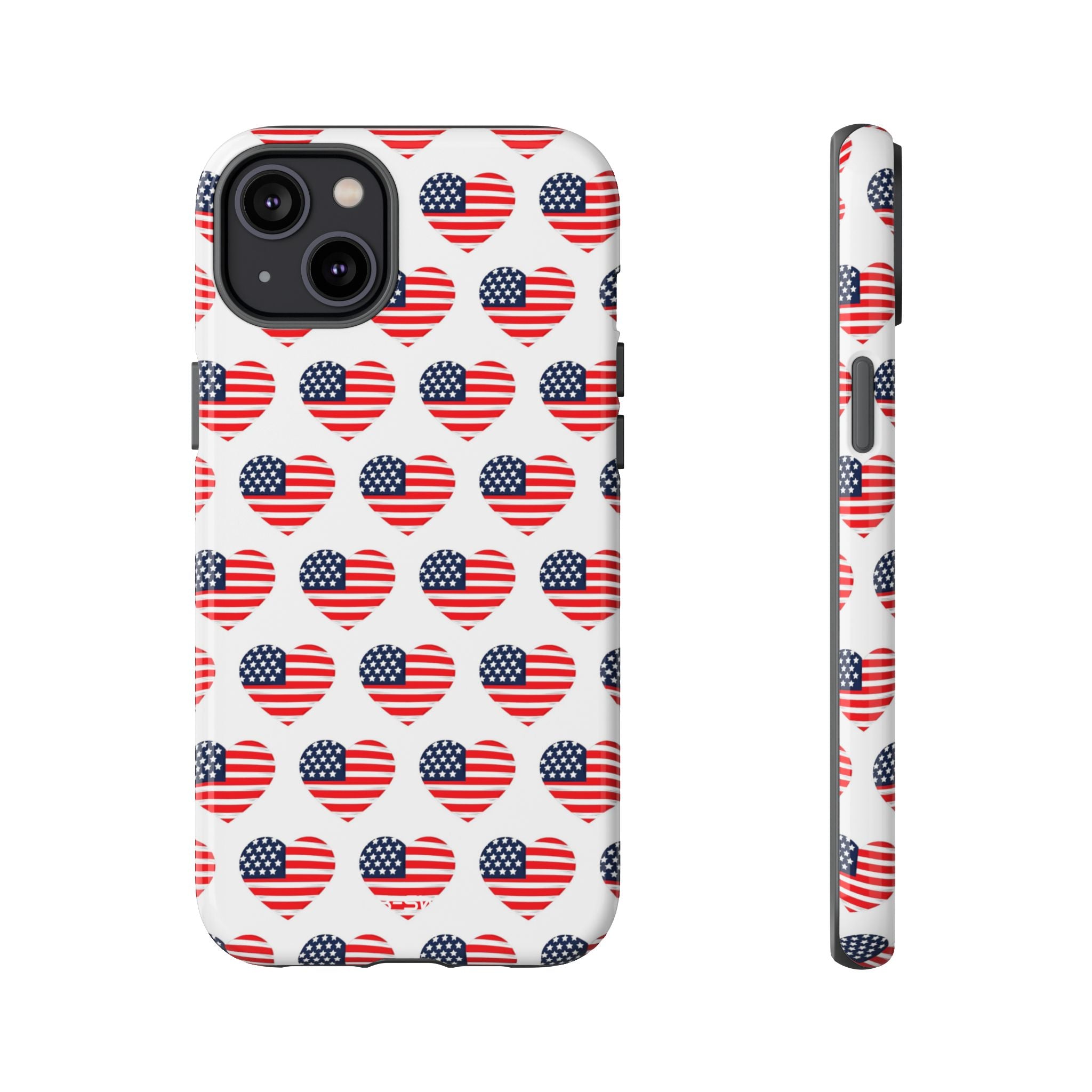 Hearts Embrace Freedom - iPhone Case