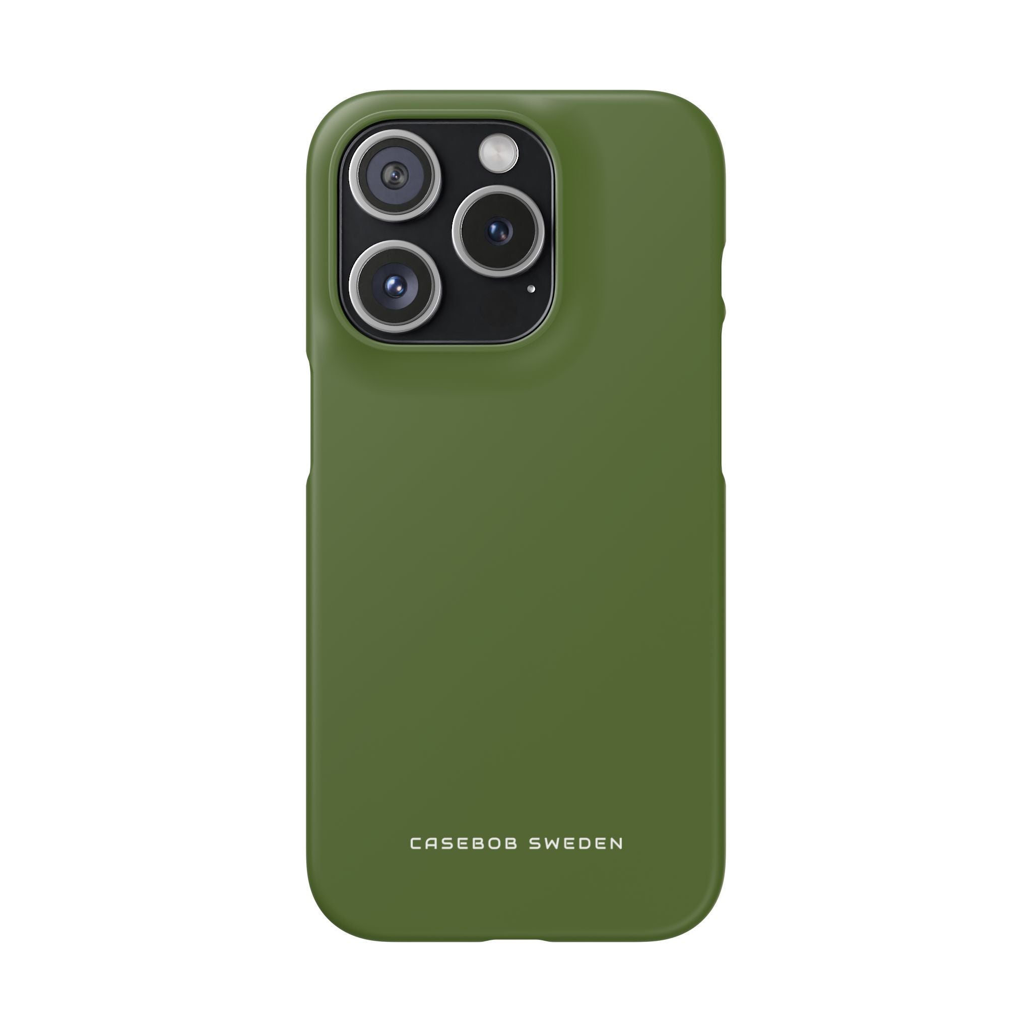 Dark Olive Green iPhone 15 - Slim Phone Case