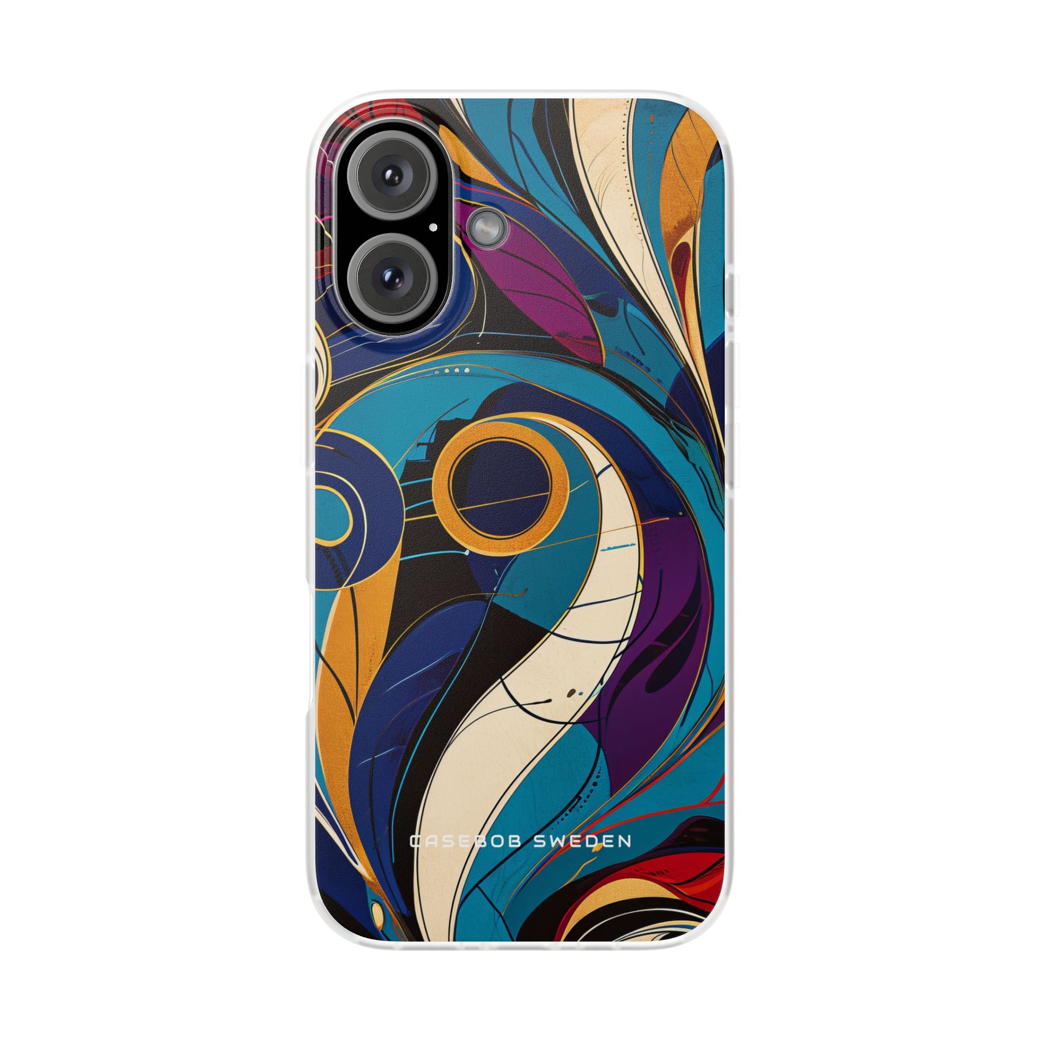 Vintage Vortex Harmony iPhone 16 - Flexi Phone Case