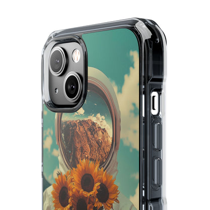 Sunflower Spacesuit Shine iPhone Case - Impact