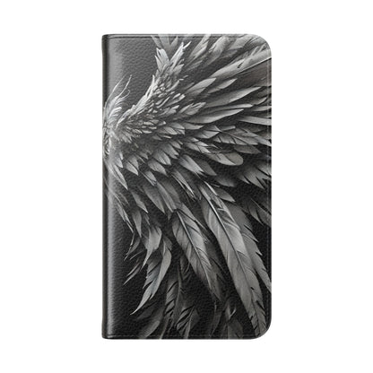 Crimson Silver Wings - Samsung S23 Case - Wallet