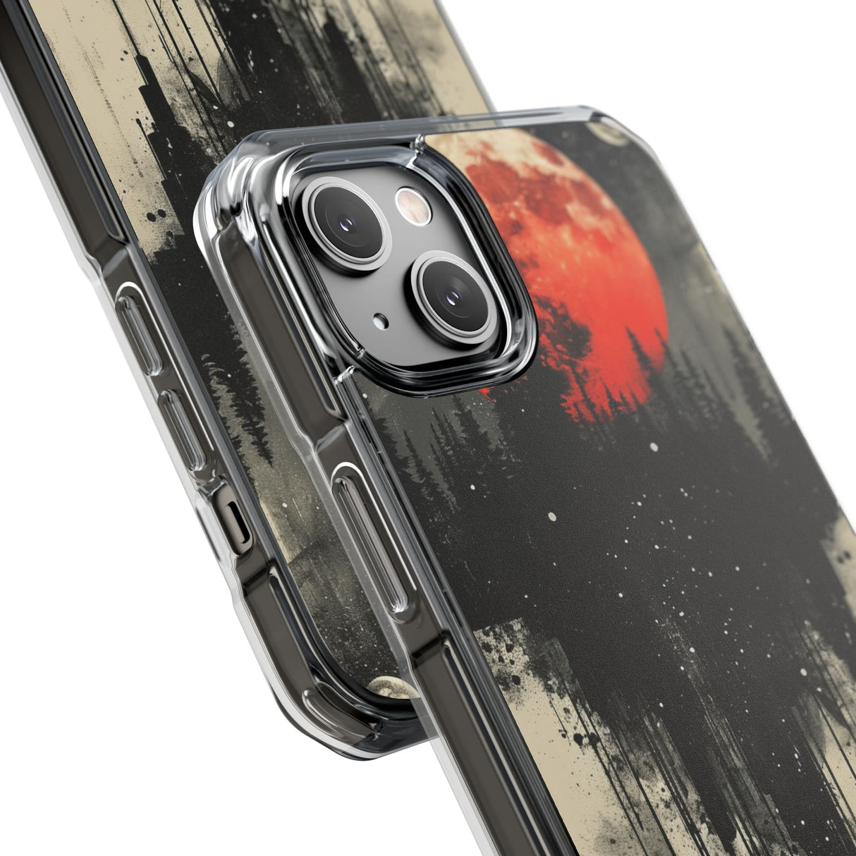 Ethereal Moonscape - Phone Case for iPhone (Clear Impact - Magnetic)