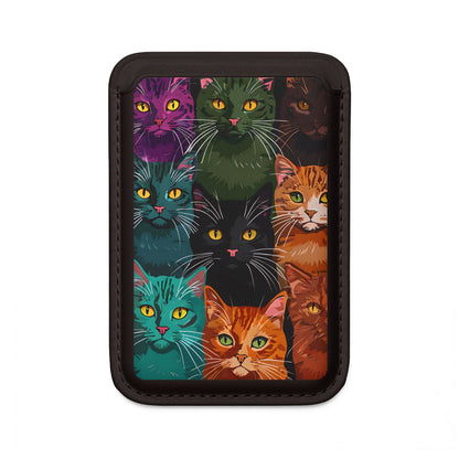 Kissakuvio Neon-lompakko – MagSafe-yhteensopiva