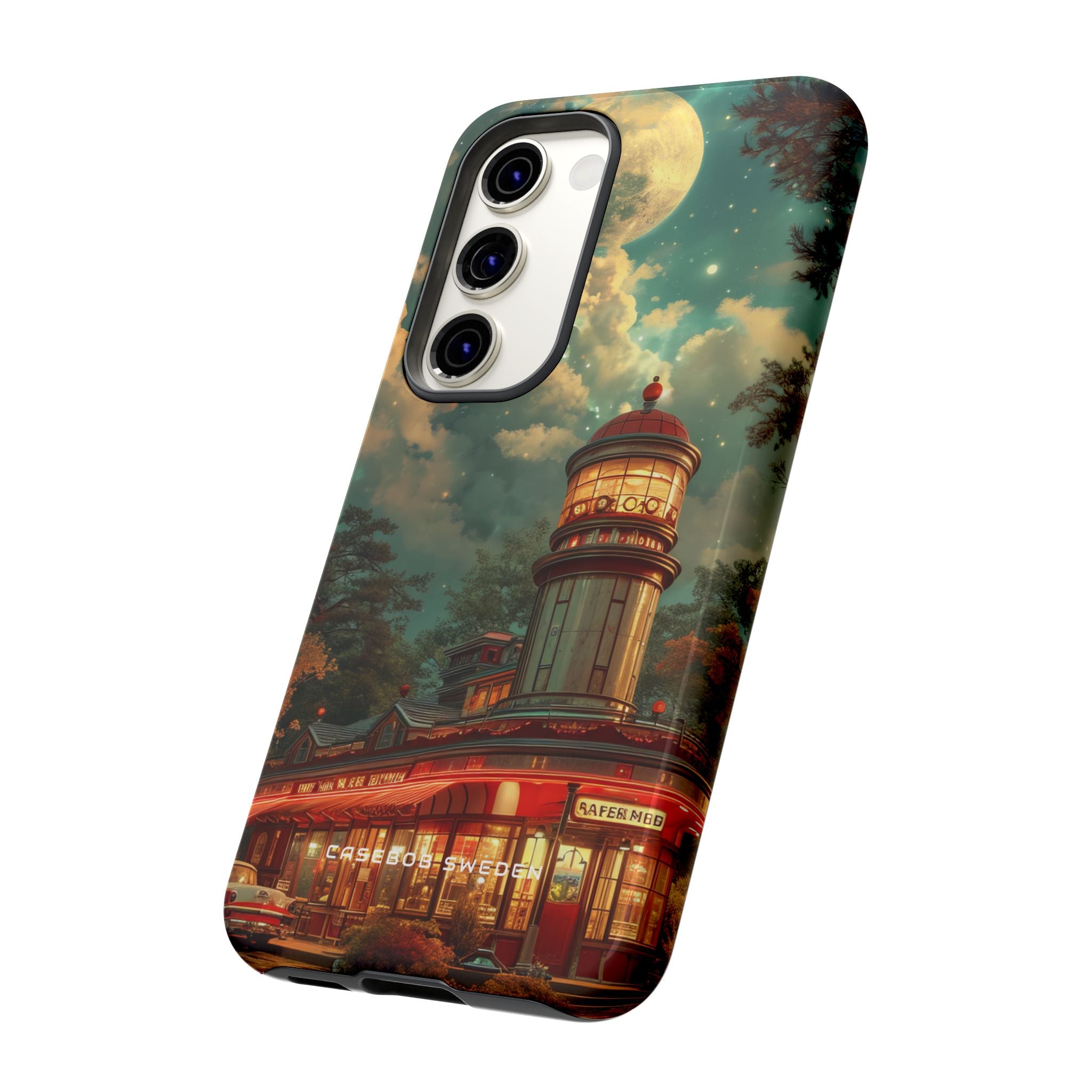 Vintage Moonlit Diner Fantasy Samsung S23 - Tough Phone Case