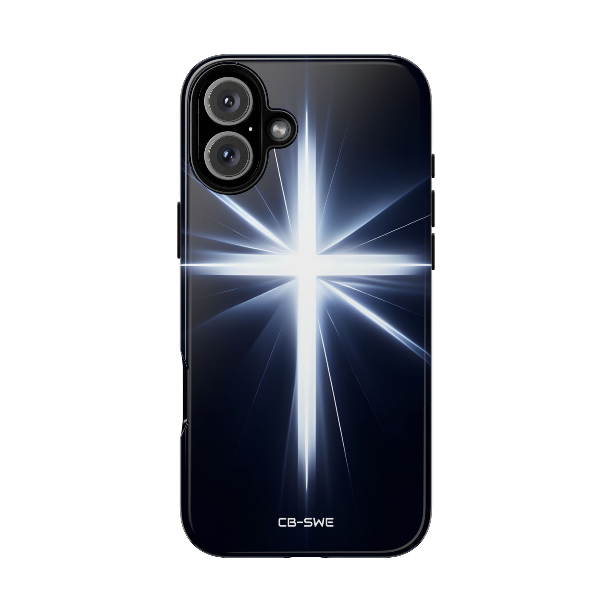 Luminous Cross Radiance - iPhone Case