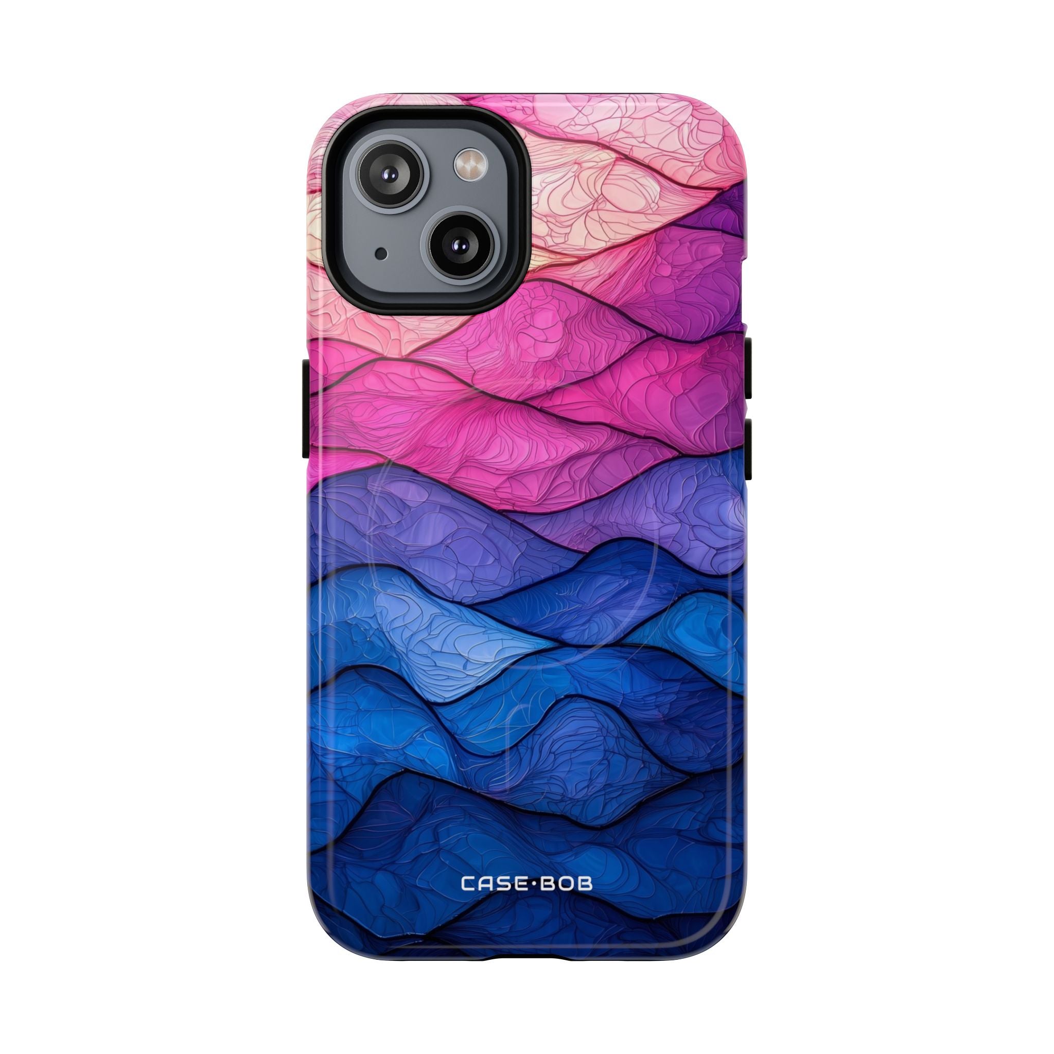 Wavy Vein Gradient iPhone 14 Case - Tough+