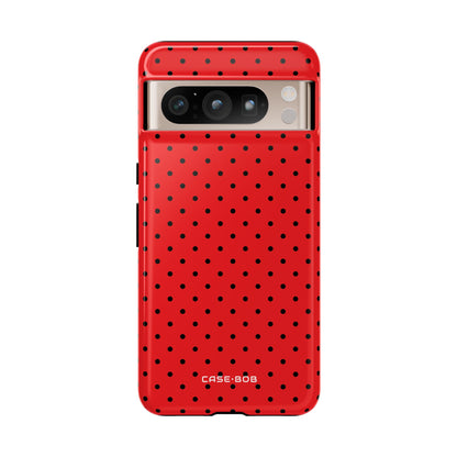 Crimson Dot Matrix Google Pixel 8 Pro Case - Tough