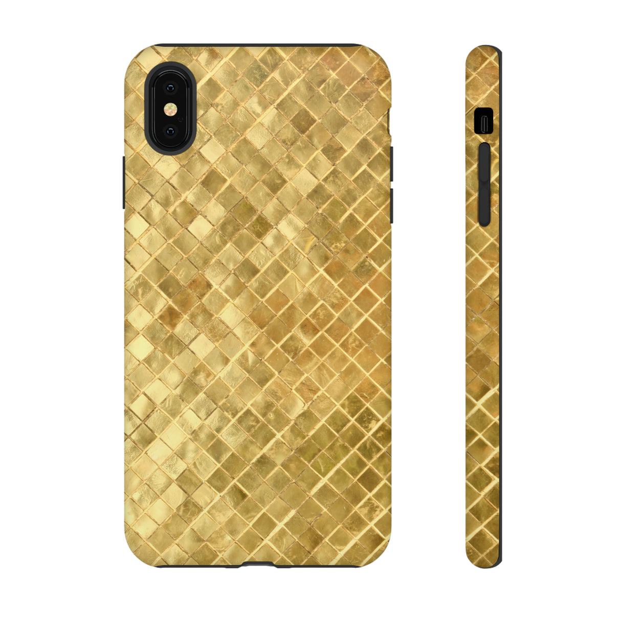 Goldenes Mosaik - Schutzhülle fürs Handy