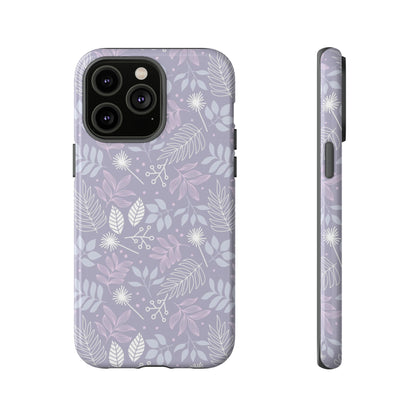 Purple Mona Leaf - Protective Phone Case