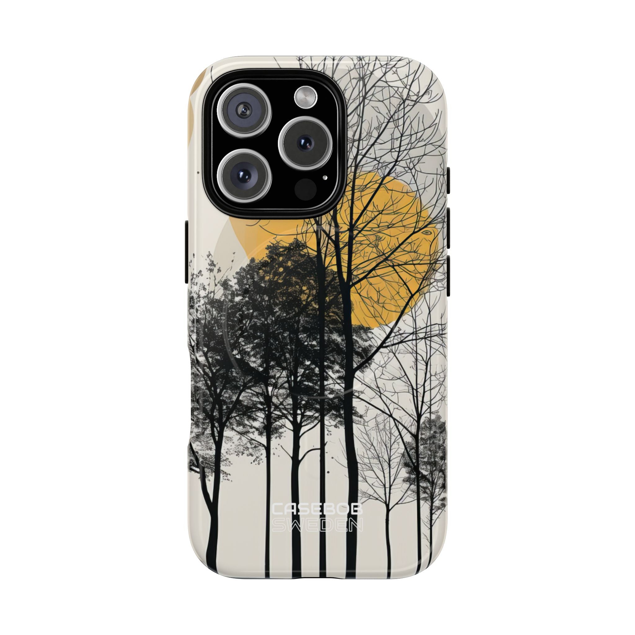 Golden Forest Silhouettes iPhone 16 - Tough+