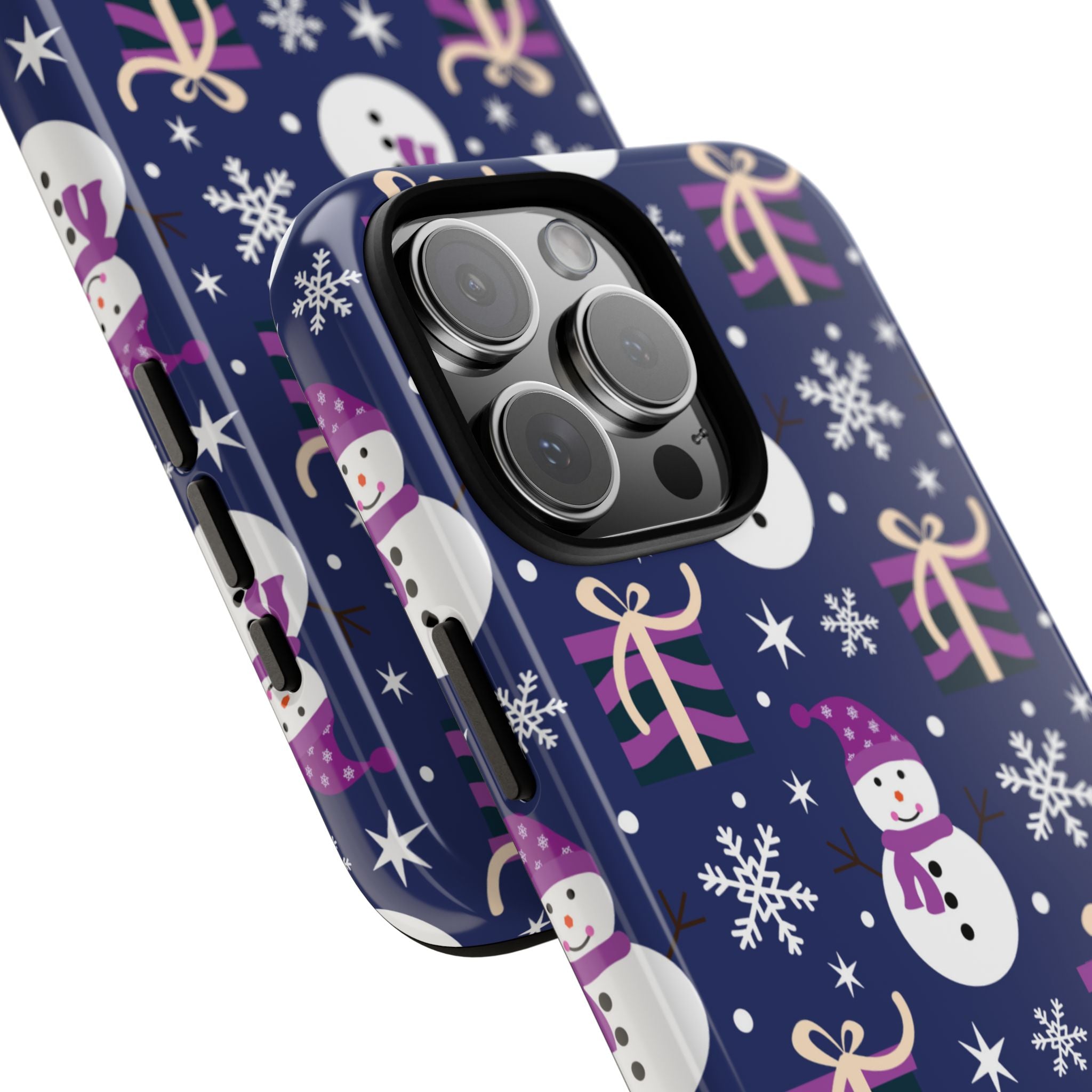 Snowmen Gift Giving - iPhone Case
