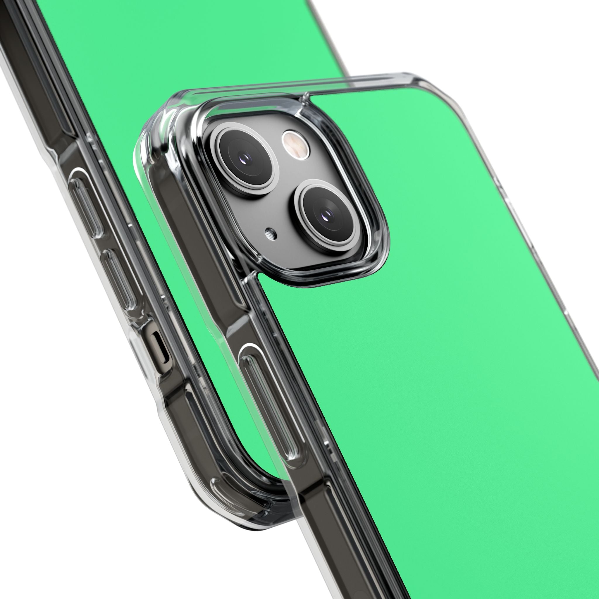 Sea Green - Clear Impact Case for iPhone