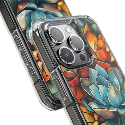 Vibrant Succulent Garden iPhone Case - Impact