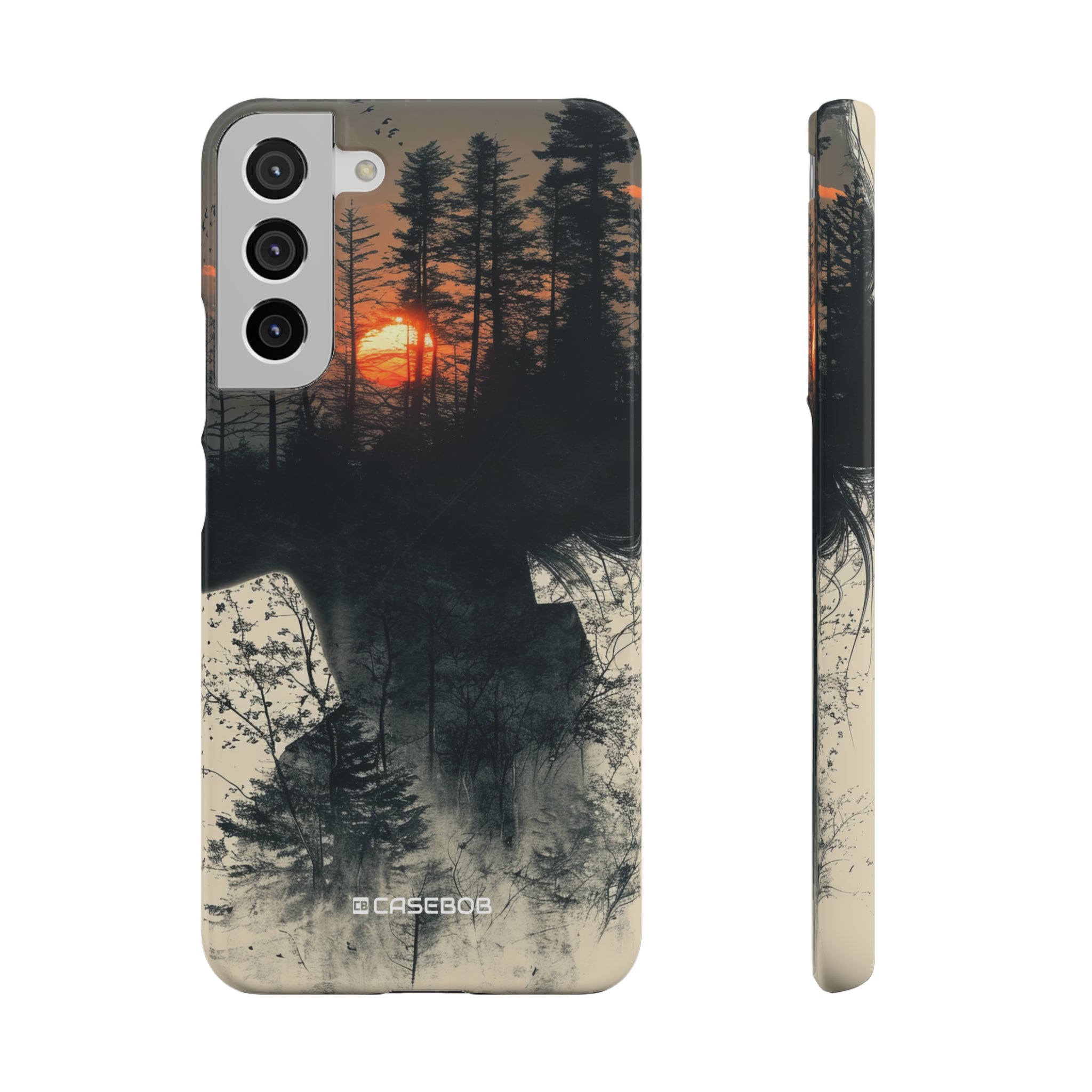 Tranquil Silhouette | Slim Phone Case for Samsung