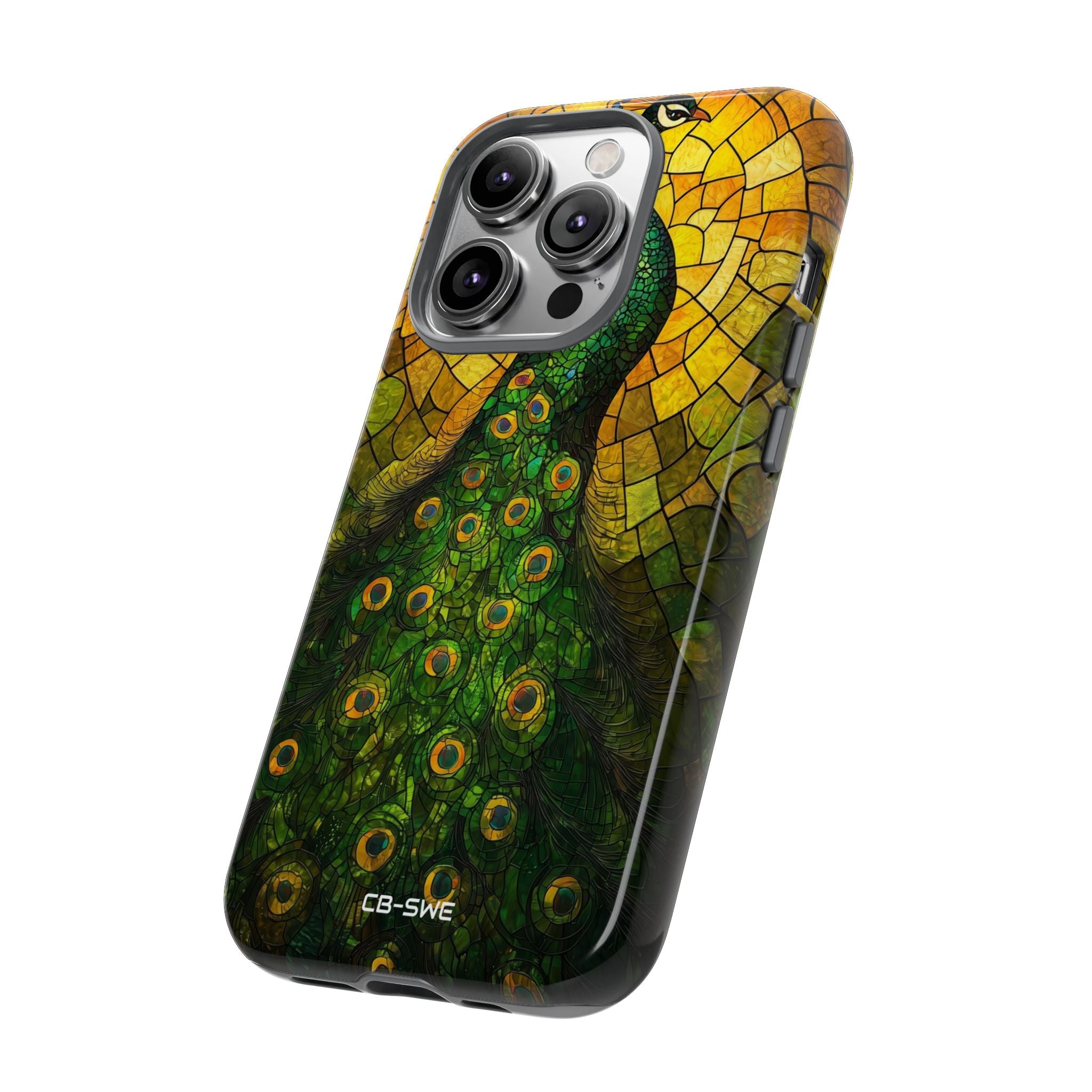 Peacock Spreads Light - iPhone Case