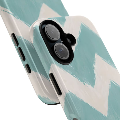 Zigzag Pastel Harmony - iPhone Case