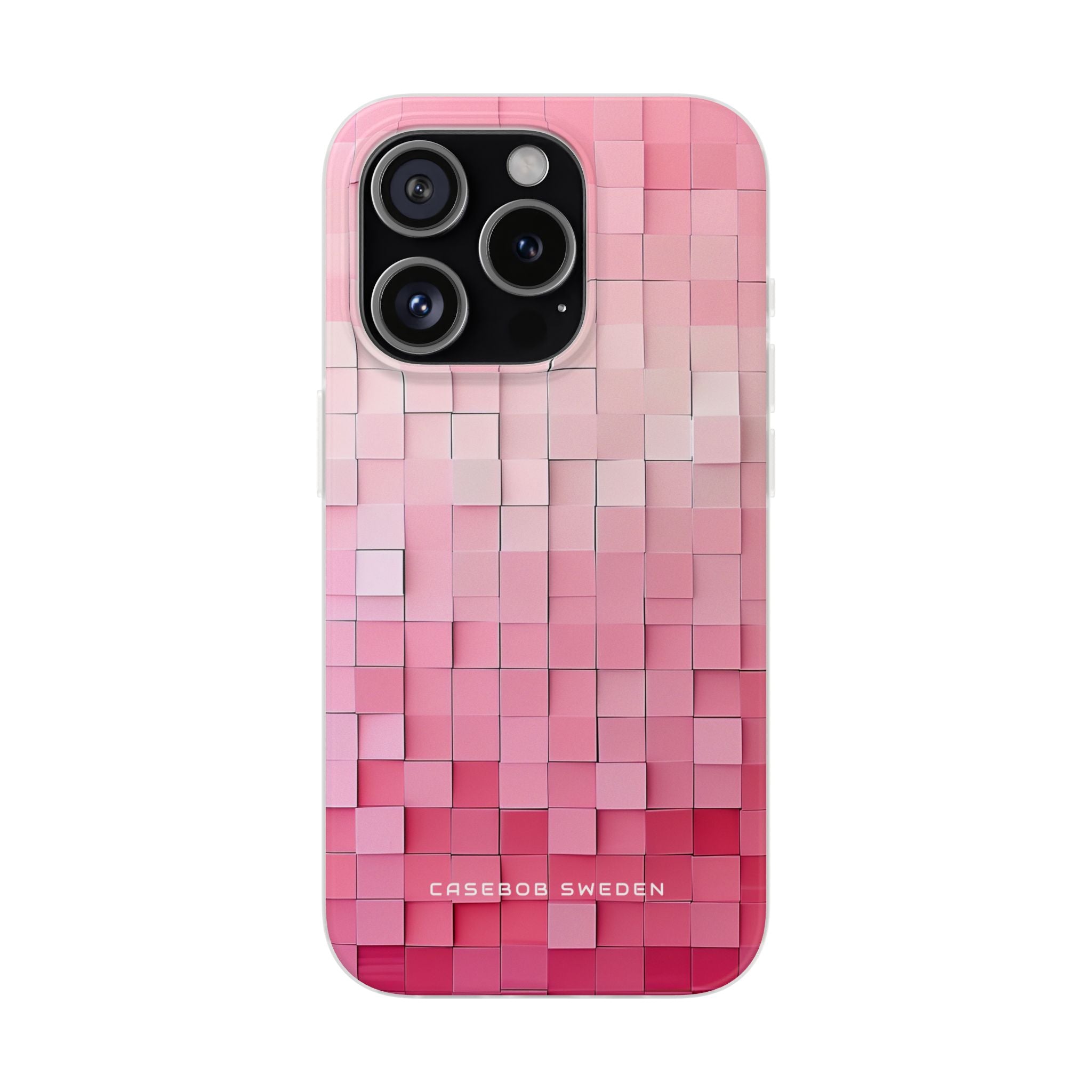 Gradient Pink Mosaic iPhone 15 - Flexi Phone Case