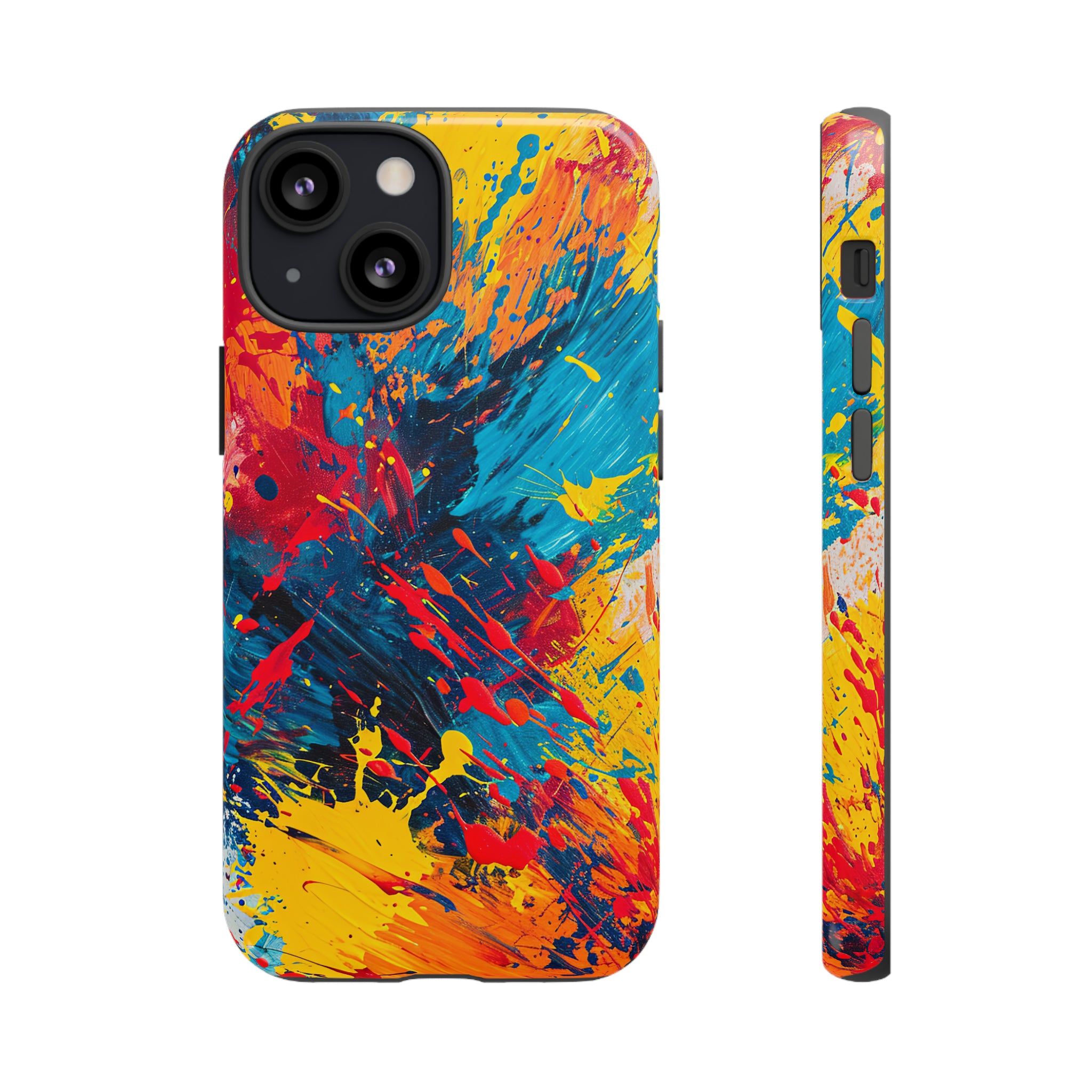 Artistic Brushstroke Bliss - Protective Phone Case