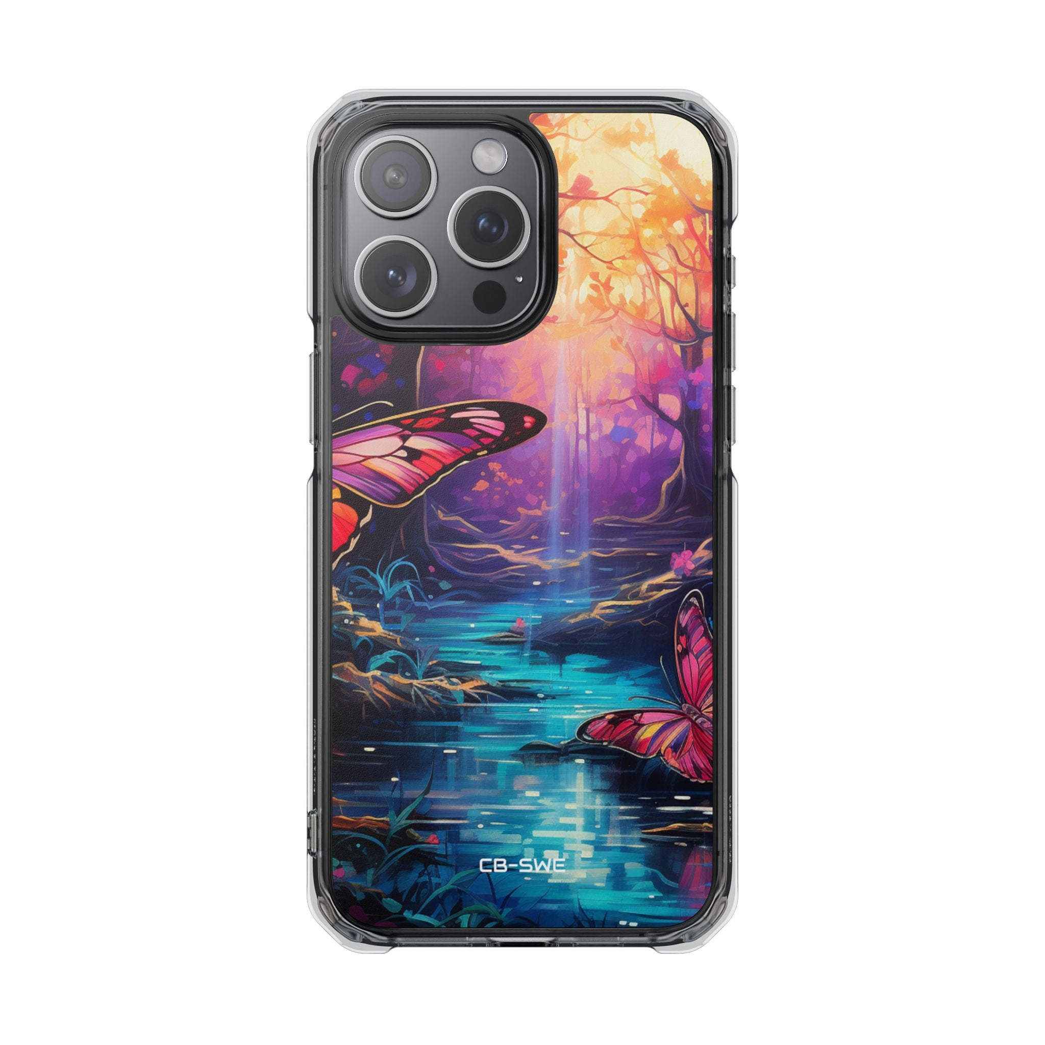 Enchanted Butterfly Forest iPhone Case - Impact