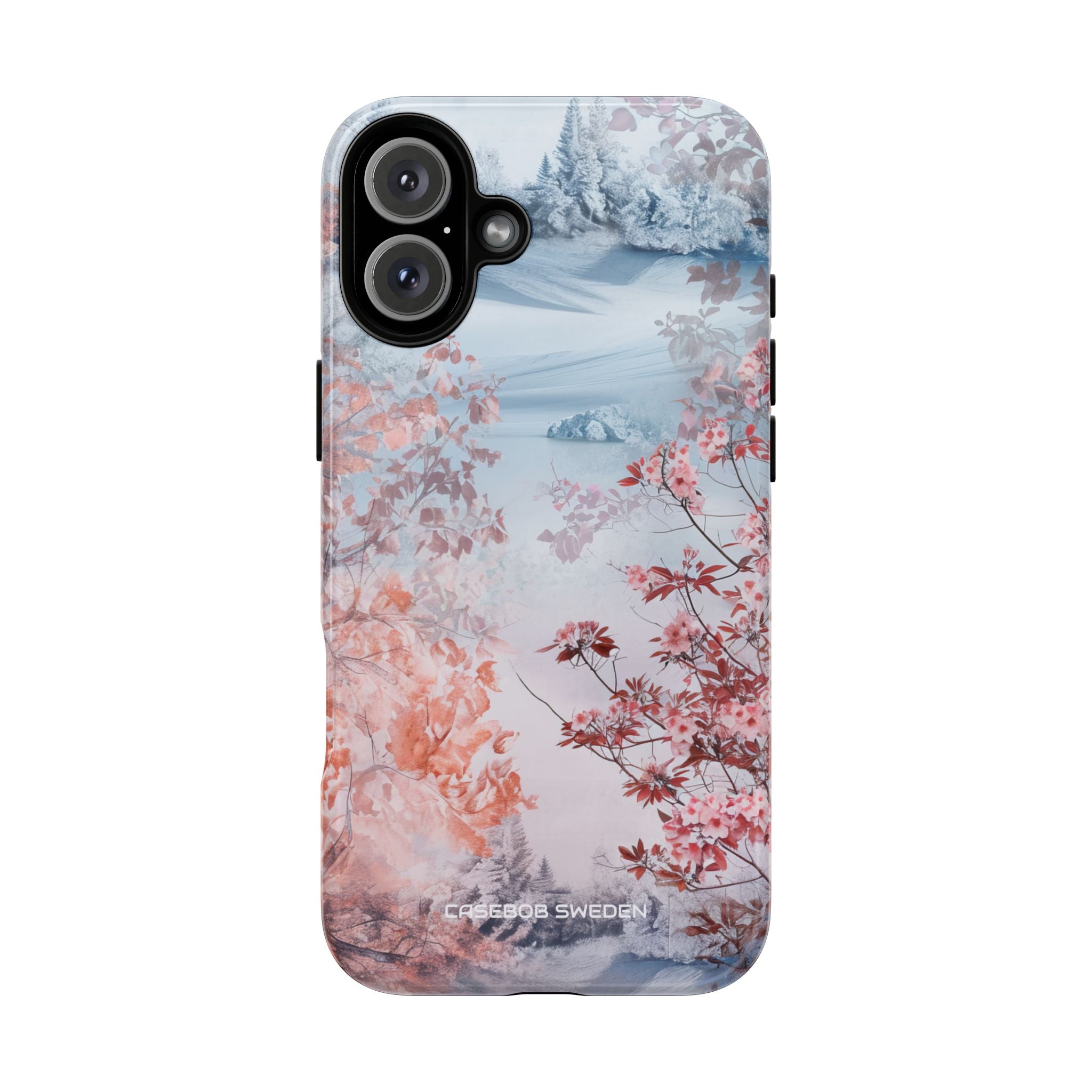 Floral Serenity Case - Tough iPhone 16 Phone Case