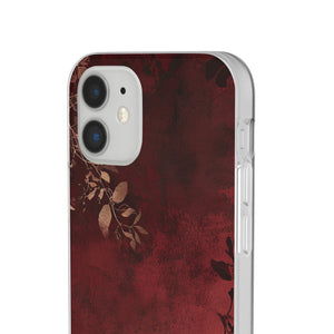 Pantone Marsala Design | Handyhülle für iPhone (Flexible Hülle) 