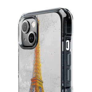 Autumnal Parisian Glow - Phone Case for iPhone (Clear Impact - Magnetic)