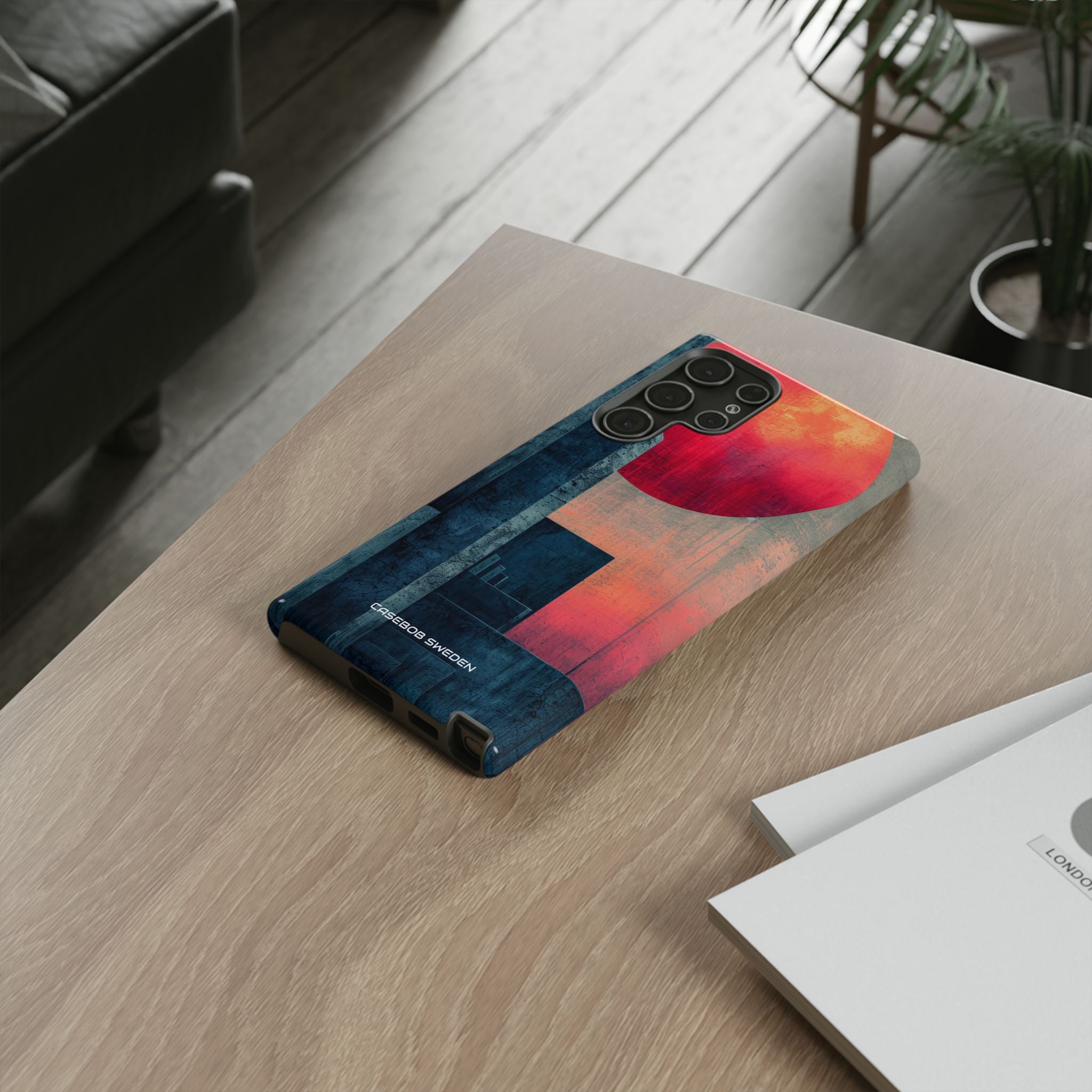 Abstract Geometric Skyline - Tough Samsung S22 Phone Case