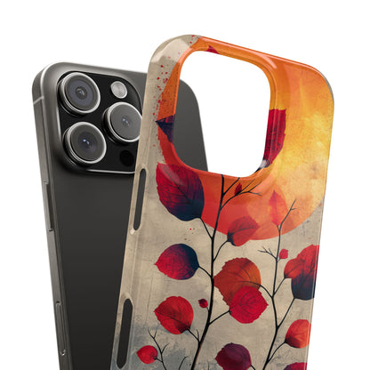 Sunlit Branch - Slim iPhone 16 Phone Case