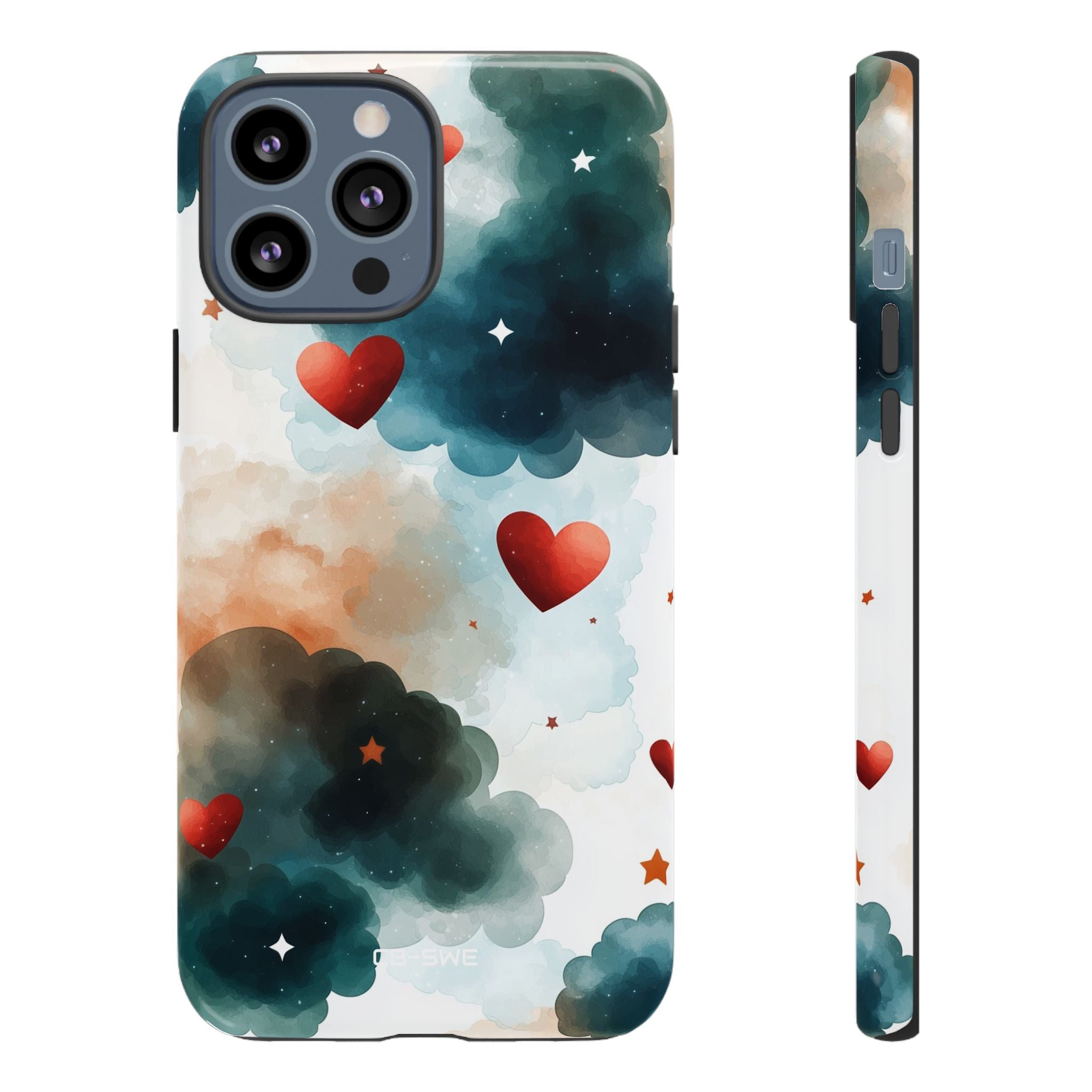 Floating Hearts Dance - iPhone Case