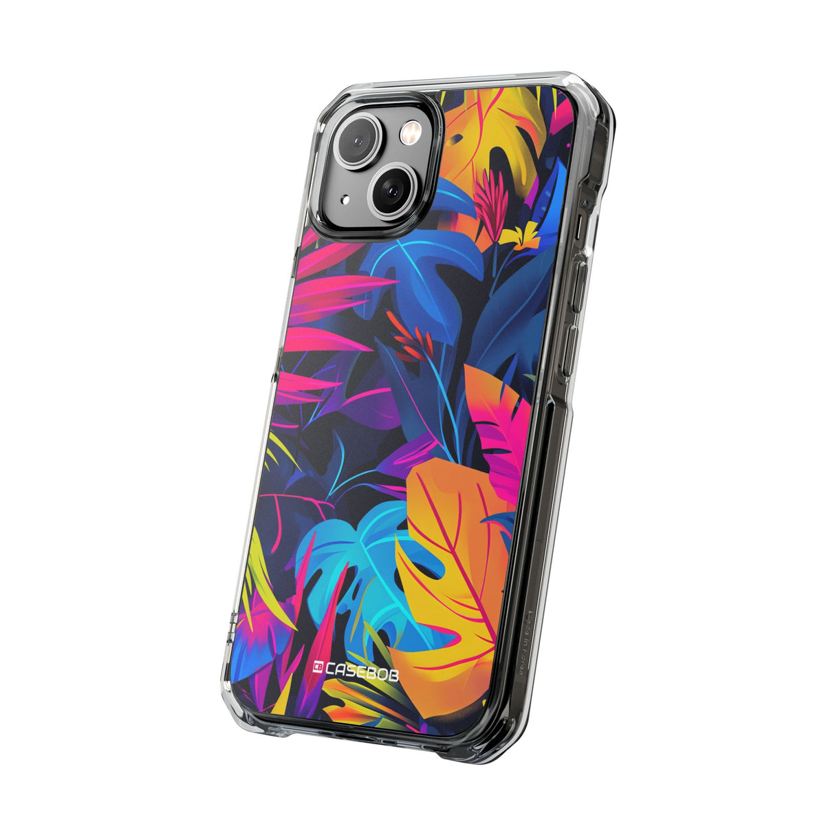 Neon Pantone Pattern | Phone Case for iPhone (Clear Impact Case - Magnetic)