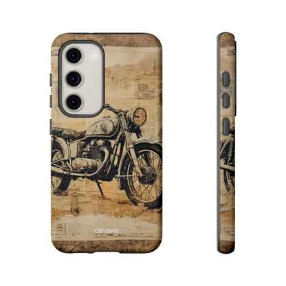 Vintage Motorcycle Collage - Samsung Case