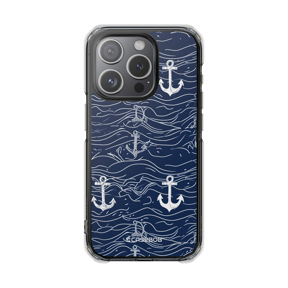 Nautical Serenity - Phone Case for iPhone (Clear Impact - Magnetic)