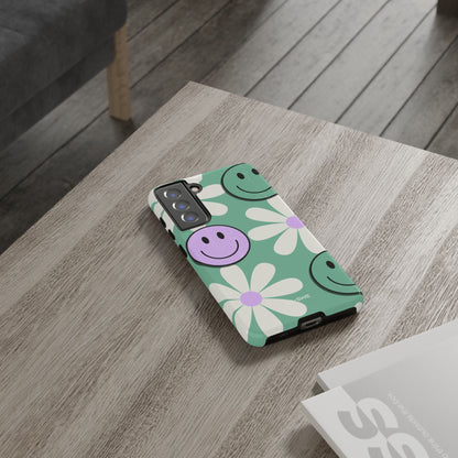 Playful Retro Blooms - Samsung Case
