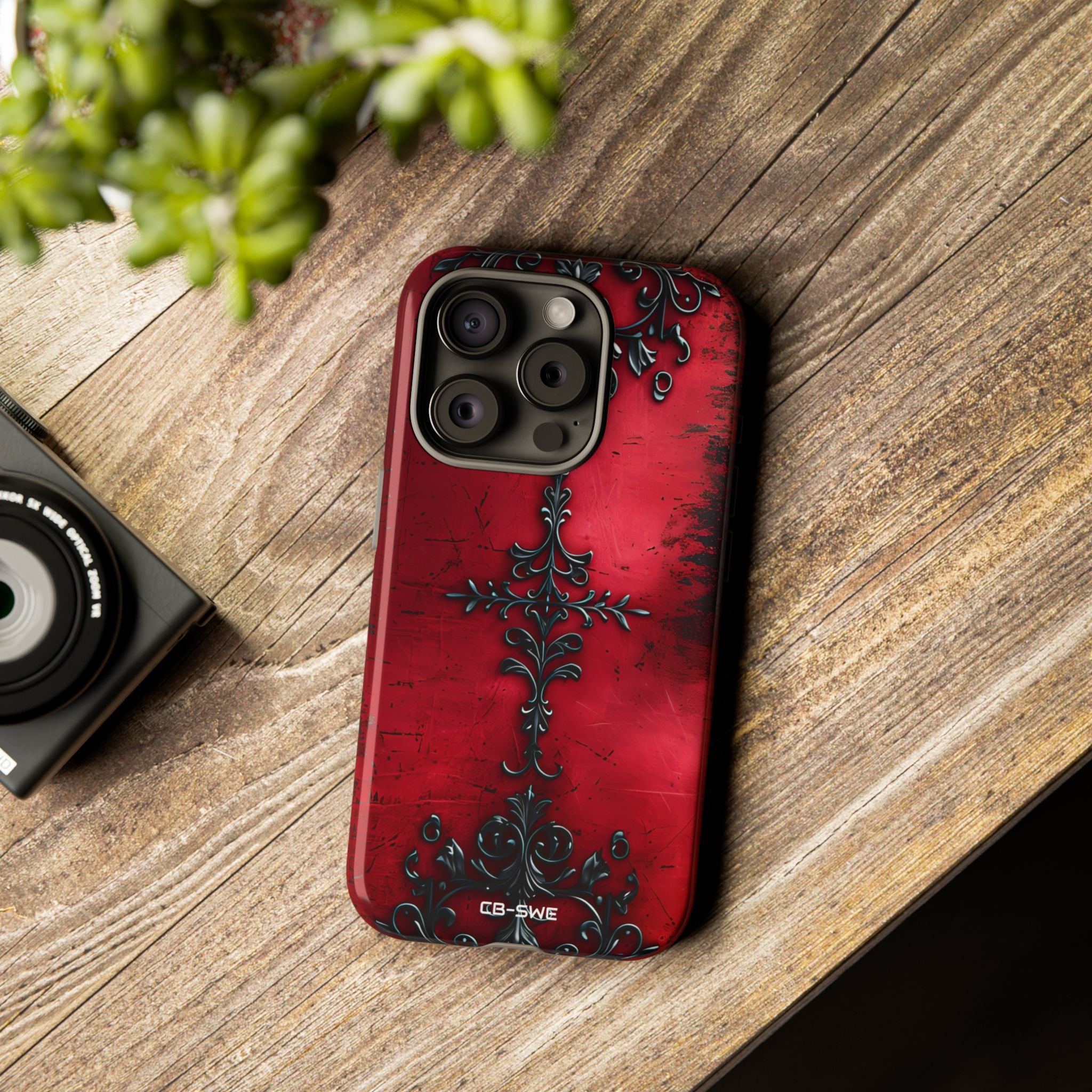 Gothic Crimson Emblem - iPhone Case