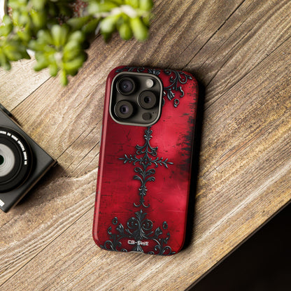 Gothic Crimson Emblem - iPhone Case
